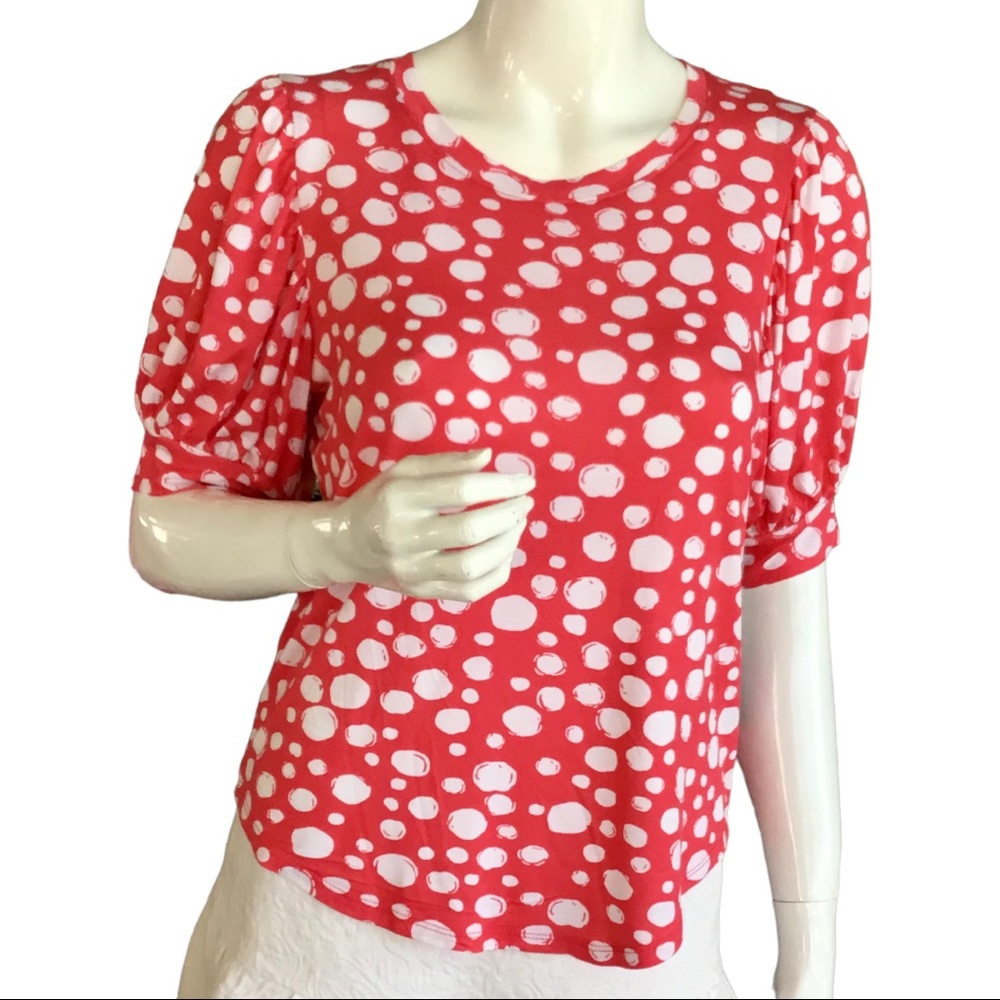 THOMAS & OLIVIA VISCOSE PULLOVER TOP. SIZE PM